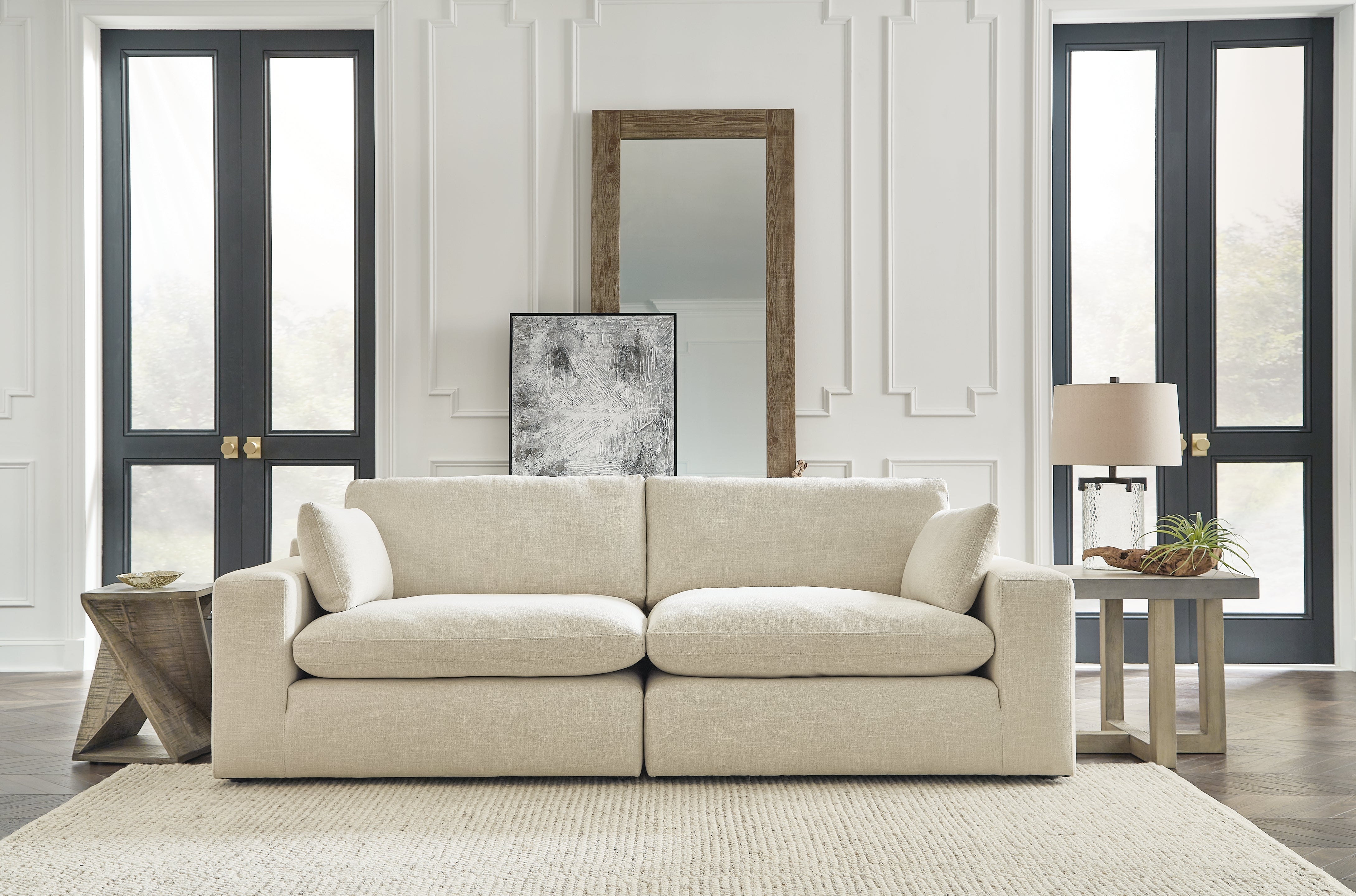 Diamond Furniture - Ashley Furniture - Elyza 2-Piece Sectional Loveseat - RAF 2-Piece Sectional Loveseat - 10006S1
