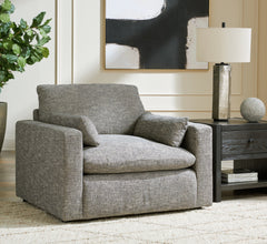 Diamond Furniture - Ashley Furniture - Dramatic Oversized Chair - Chair and a Half - 1170223