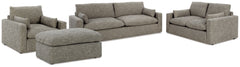 Diamond Furniture - Ashley Furniture - Dramatic Sofa, Loveseat, Oversized Chair and Ottoman - Sofa, Loveseat, Oversized Chair and Ottoman - 11702U3