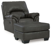 Diamond Furniture - Ashley Furniture - Bladen Recliner and Ottoman - Recliner and Ottoman - 12021U7