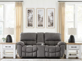 Diamond Furniture - Ashley Furniture - Bakerstein Power Reclining Loveseat with Console - PWR REC Loveseat/CON/ADJ HDRST - PC1250318