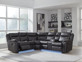 Diamond Furniture - Ashley Furniture - Sultan Meadow 2-Piece Reclining Sectional - 2-Piece Reclining Sectional - PC13001S1