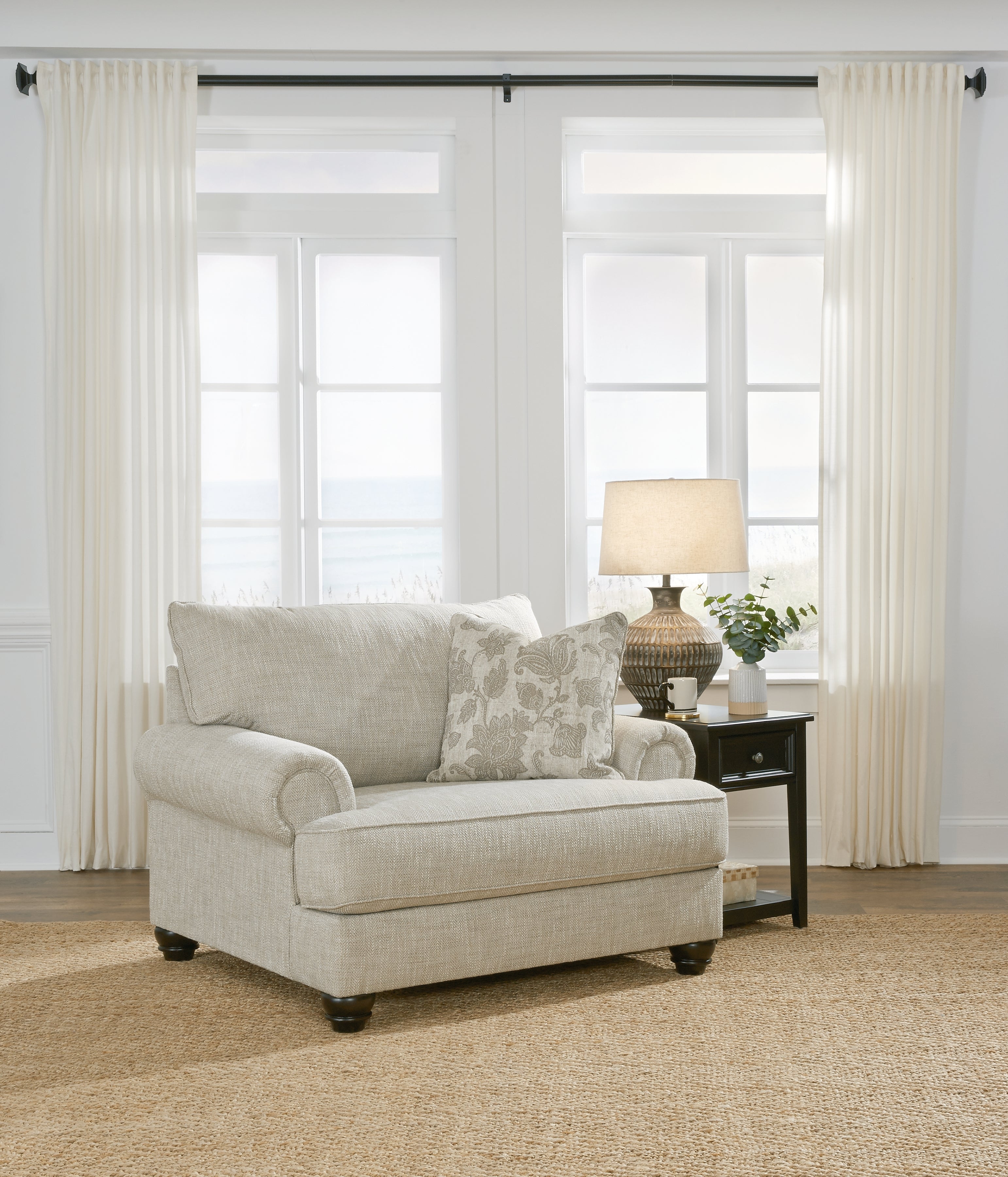 Diamond Furniture - Ashley Furniture - Asanti Oversized Chair - Chair and a Half - 1320123