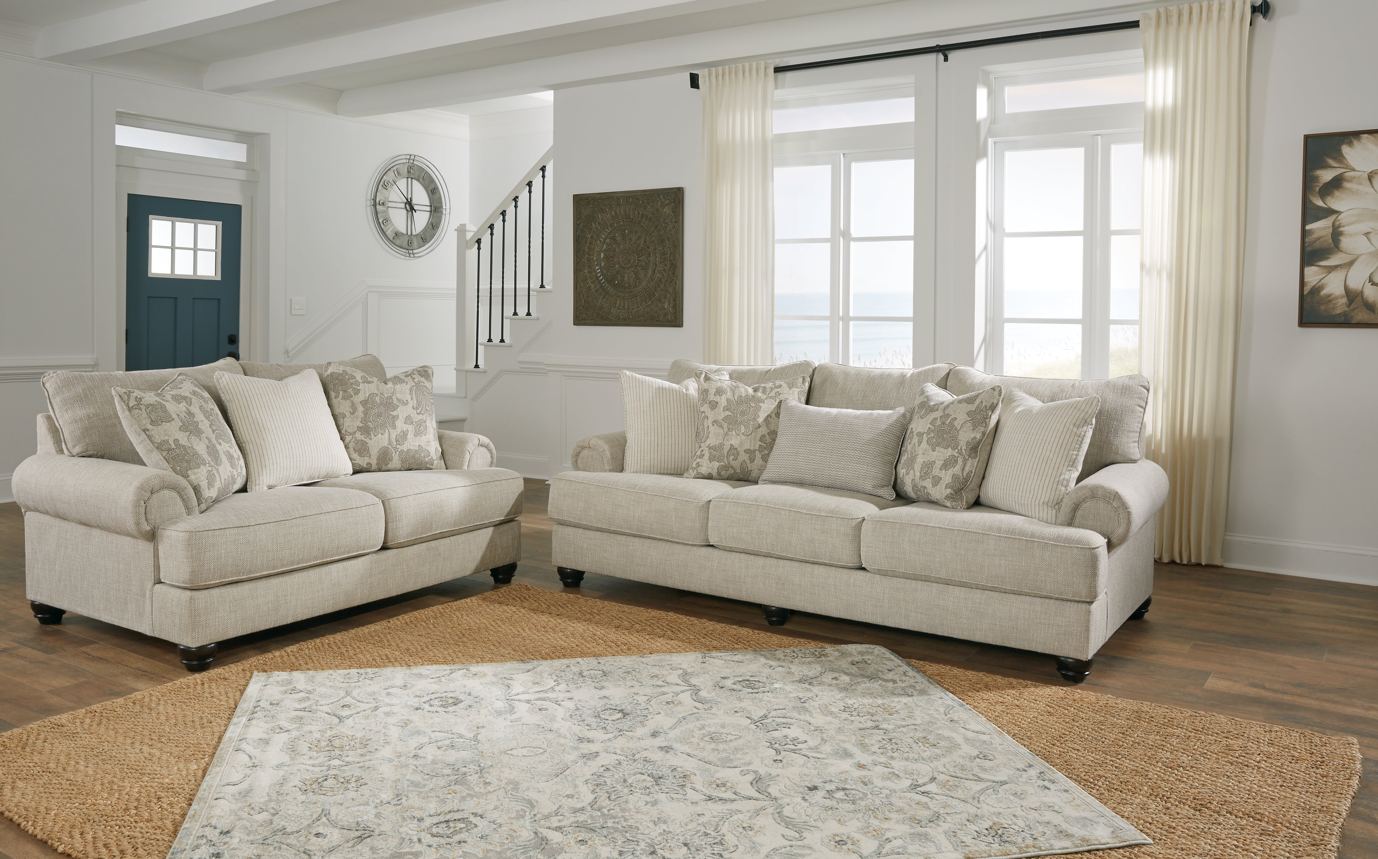 Diamond Furniture - Ashley Furniture - Asanti Sofa and Loveseat - Sofa and Loveseat - 13201U2