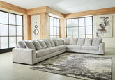 Diamond Furniture - Ashley Furniture - Regent Park 6-Piece Sectional - RAF 6-Piece Sectional - 14404S7