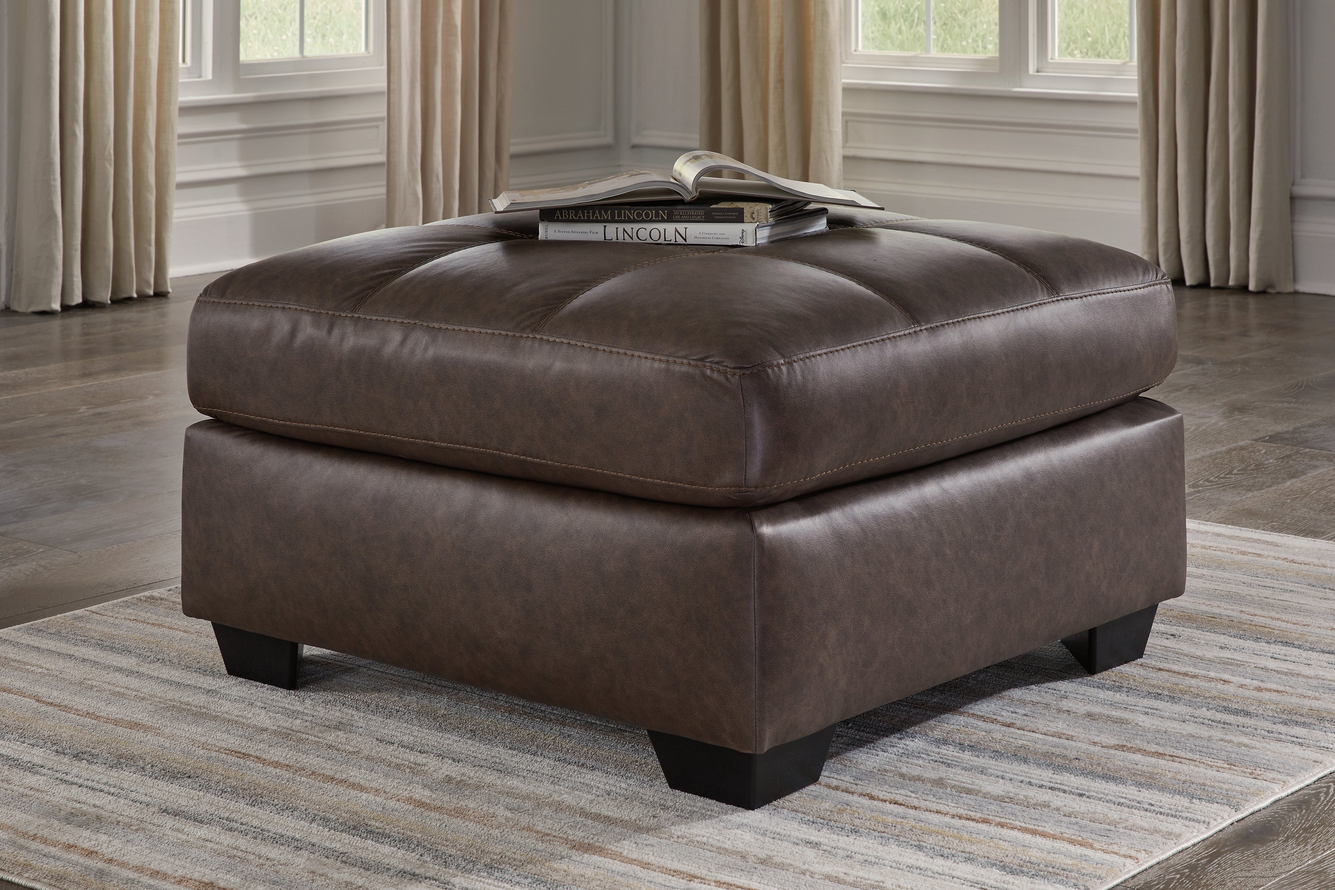 Diamond Furniture - Ashley Furniture - Barlin Mills Oversized Accent Ottoman - Oversized Accent Ottoman - 1700308