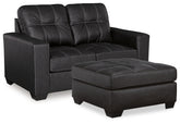 Diamond Furniture - Ashley Furniture - Barlin Mills Loveseat and Oversized Ottoman - Loveseat and Oversized Ottoman - 17004U3
