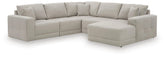 Diamond Furniture - Ashley Furniture - Next-Gen Gaucho 5-Piece Sectional with Chaise - RAF 5-Piece Sectional with Chaise - 18304S7