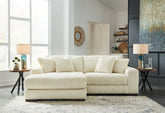 Diamond Furniture - Ashley Furniture - Lindyn 2-Piece Sectional with Chaise - RAF 2-Piece Sectional with Chaise - 21104S3