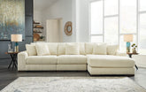 Diamond Furniture - Ashley Furniture - Lindyn 3-Piece Sectional with Chaise - RAF 3-Piece Sectional with Chaise - 21104S12