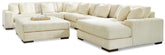 Diamond Furniture - Ashley Furniture - Lindyn 6-Piece Sectional with Chaise and Ottoman - 6-Piece Sectional with Chaise and Ottoman - 21104U1