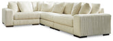 Diamond Furniture - Ashley Furniture - Lindyn 4-Piece Sectional - RAF 4-Piece Sectional - 21104S8