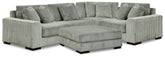 Diamond Furniture - Ashley Furniture - Lindyn 4-Piece Sectional and Ottoman - 4-Piece Sectional and Ottoman - 21105U7