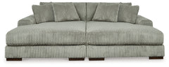 Lindyn Super Chaise with Oversized Swivel Chair