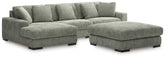 Diamond Furniture - Ashley Furniture - Lindyn 3-Piece Sectional with Ottoman - 3-Piece Sectional with Ottoman - 21105U10