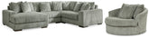 Diamond Furniture - Ashley Furniture - Lindyn 4-Piece Sectionals with Chair - 4-Piece Sectionals with Chair - 21105U4