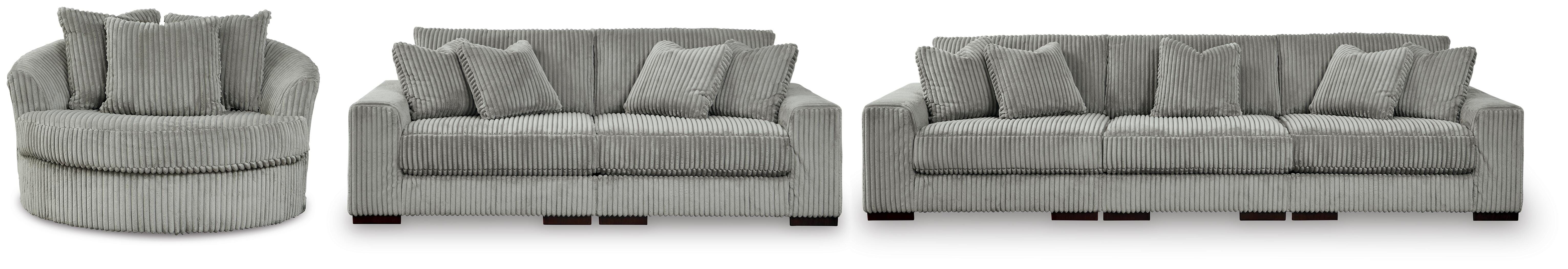 Diamond Furniture - Ashley Furniture - Lindyn Sofa, Loveseat and Oversized Chair - Sofa, Loveseat and Oversized Chair - 21105U13