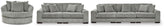 Diamond Furniture - Ashley Furniture - Lindyn Sofa, Loveseat and Oversized Chair - Sofa, Loveseat and Oversized Chair - 21105U13