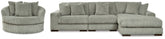Diamond Furniture - Ashley Furniture - Lindyn 3-Piece Sectional and Chair - 3-Piece Sectional and Chair - 21105U1