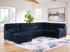 Diamond Furniture - Ashley Furniture - SimpleJoy 3-Piece Sectional with Chaise - RAF 3-Piece Sectional with Chaise - 24205S1