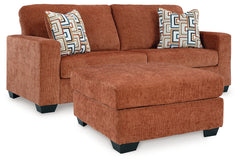 Diamond Furniture - Ashley Furniture - Aviemore Sofa and Ottoman - Sofa and Ottoman - 24304U2