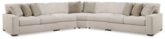 Diamond Furniture - Ashley Furniture - Ballyton 5-Piece Sectional - RAF 5-Piece Sectional - 25102S3