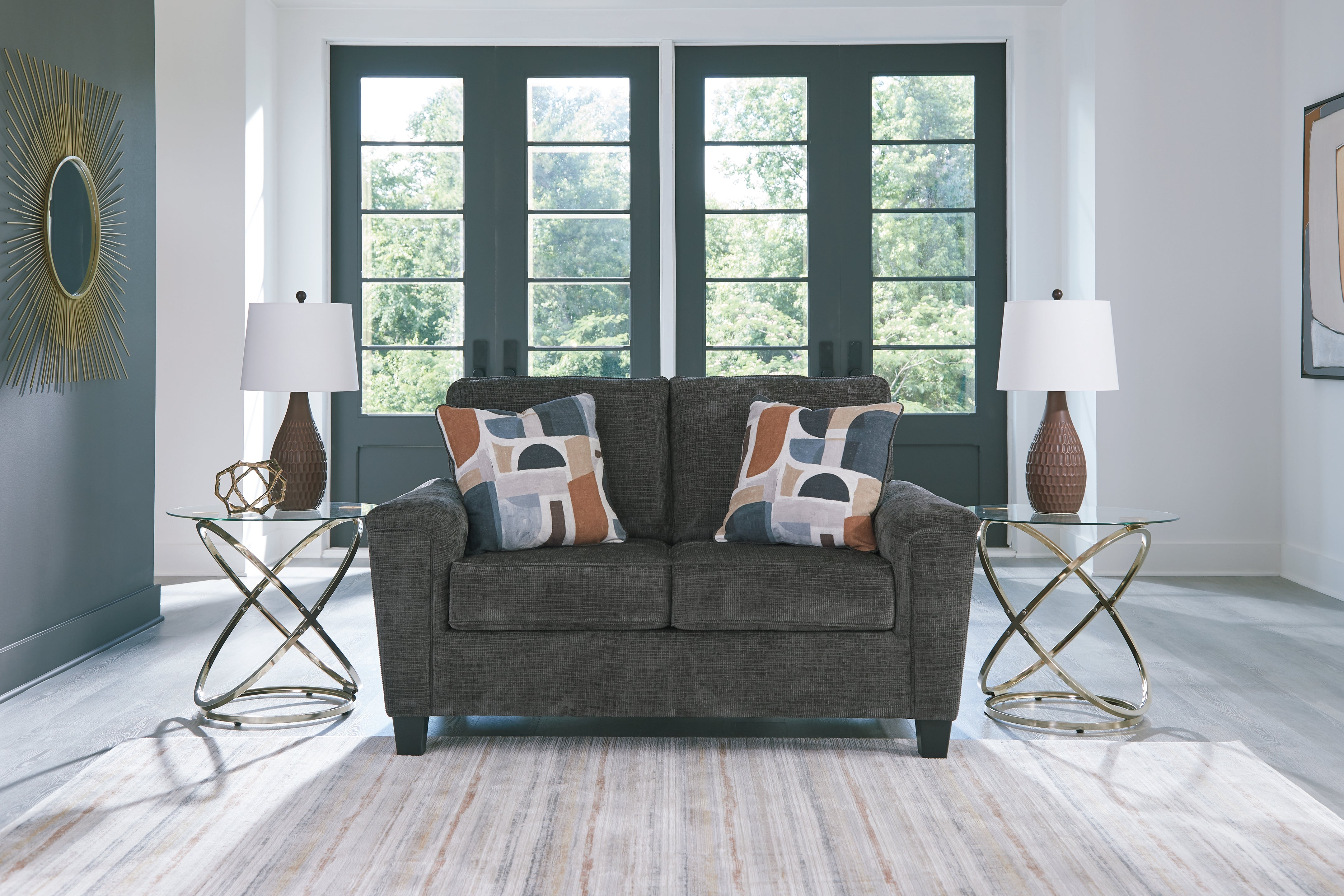 Diamond Furniture - Ashley Furniture - Erinslane Loveseat - Loveseat - 2520635