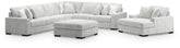 Diamond Furniture - Ashley Furniture - Stupendous 4-Piece Sectional, Oversized Chaise and Ottoman - 4-Piece Sectional, Oversized Chaise and Ottoman - 25903U1