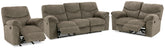 Diamond Furniture - Ashley Furniture - Alphons Reclining Sofa, Loveseat and Recliner - Reclining Sofa, Loveseat and Recliner - 28201U2