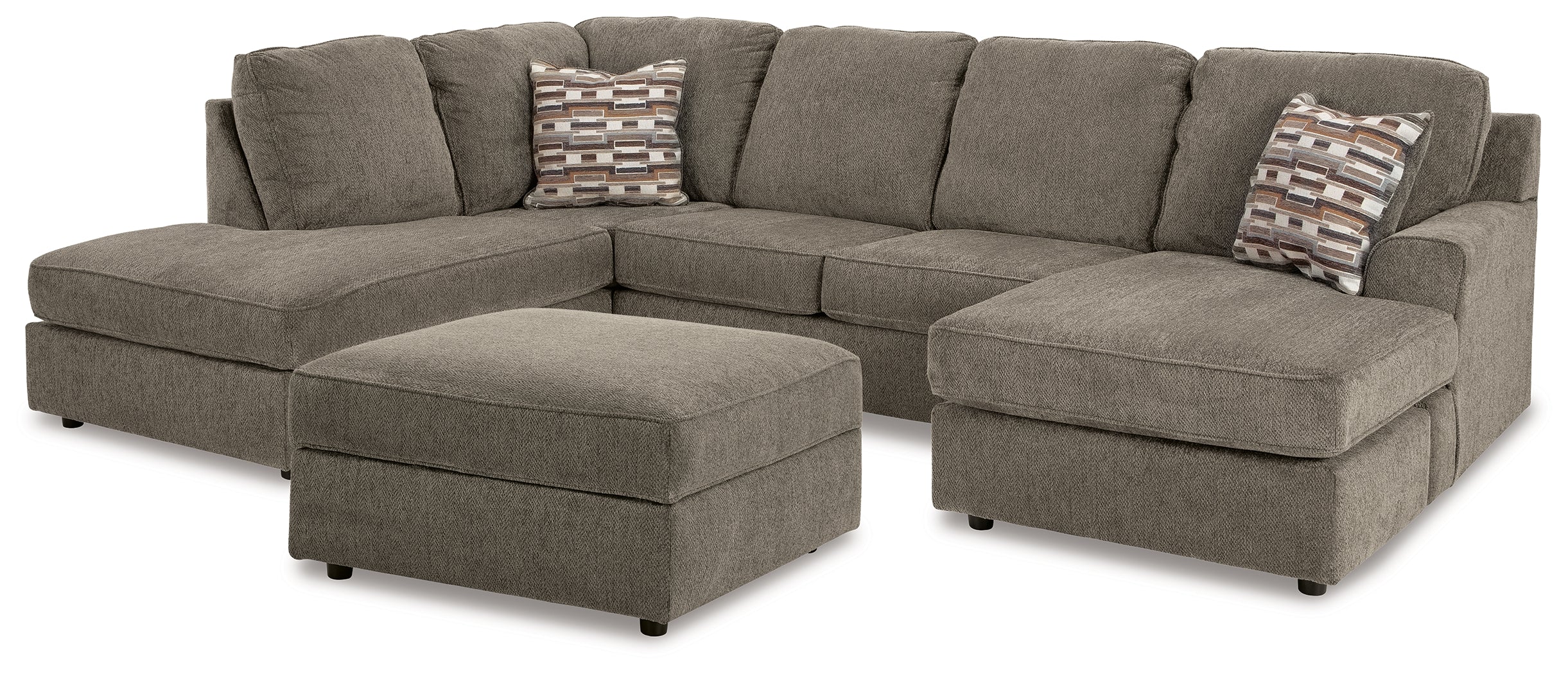 Diamond Furniture - Ashley Furniture - O'Phannon 2-Piece Sectional and Ottoman - 2-Piece Sectional and Ottoman - 29402U1