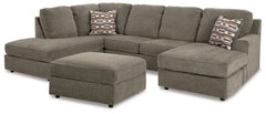 Diamond Furniture - Ashley Furniture - O'Phannon 2-Piece Sectional and Ottoman - 2-Piece Sectional and Ottoman - 29402U1