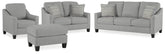 Diamond Furniture - Ashley Furniture - Adlai Sofa, Loveseat, Chair and Ottoman - Sofa, Loveseat, Chair and Ottoman - 30103U3