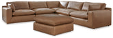 Diamond Furniture - Ashley Furniture - Emilia 5-Piece Sectional and Ottoman - 5-Piece Sectional and Ottoman - 30901U1