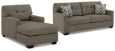 Diamond Furniture - Ashley Furniture - Mahoney Sofa and Chaise - Sofa and Chaise - 31005U2