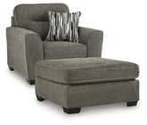 Diamond Furniture - Ashley Furniture - Olten Oversized Chair and Accent Ottoman - Oversized Chair and Accent Ottoman - 31305U2