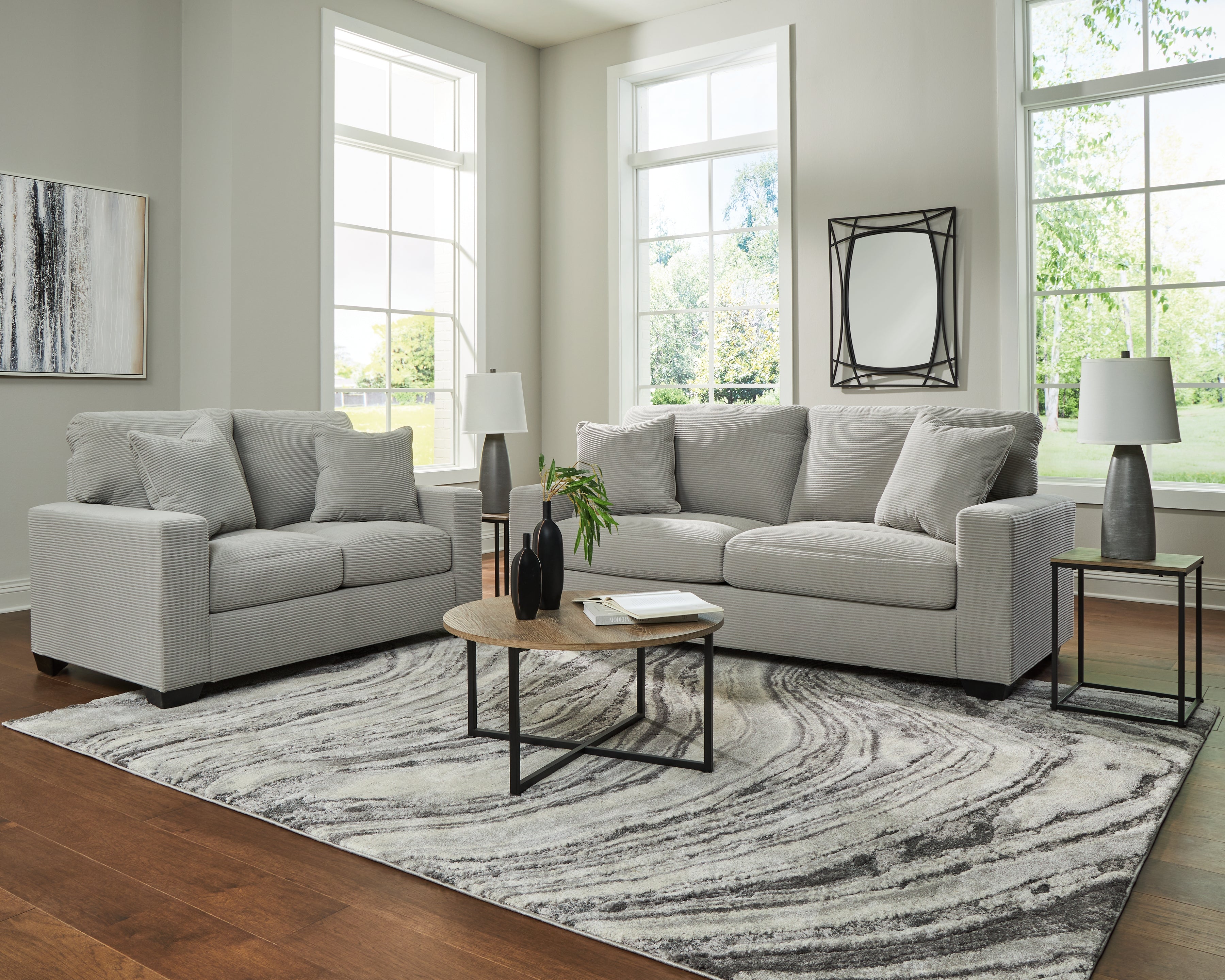 Diamond Furniture - Ashley Furniture - Greenbriar Sofa and Loveseat - Sofa and Loveseat - PC32005U2