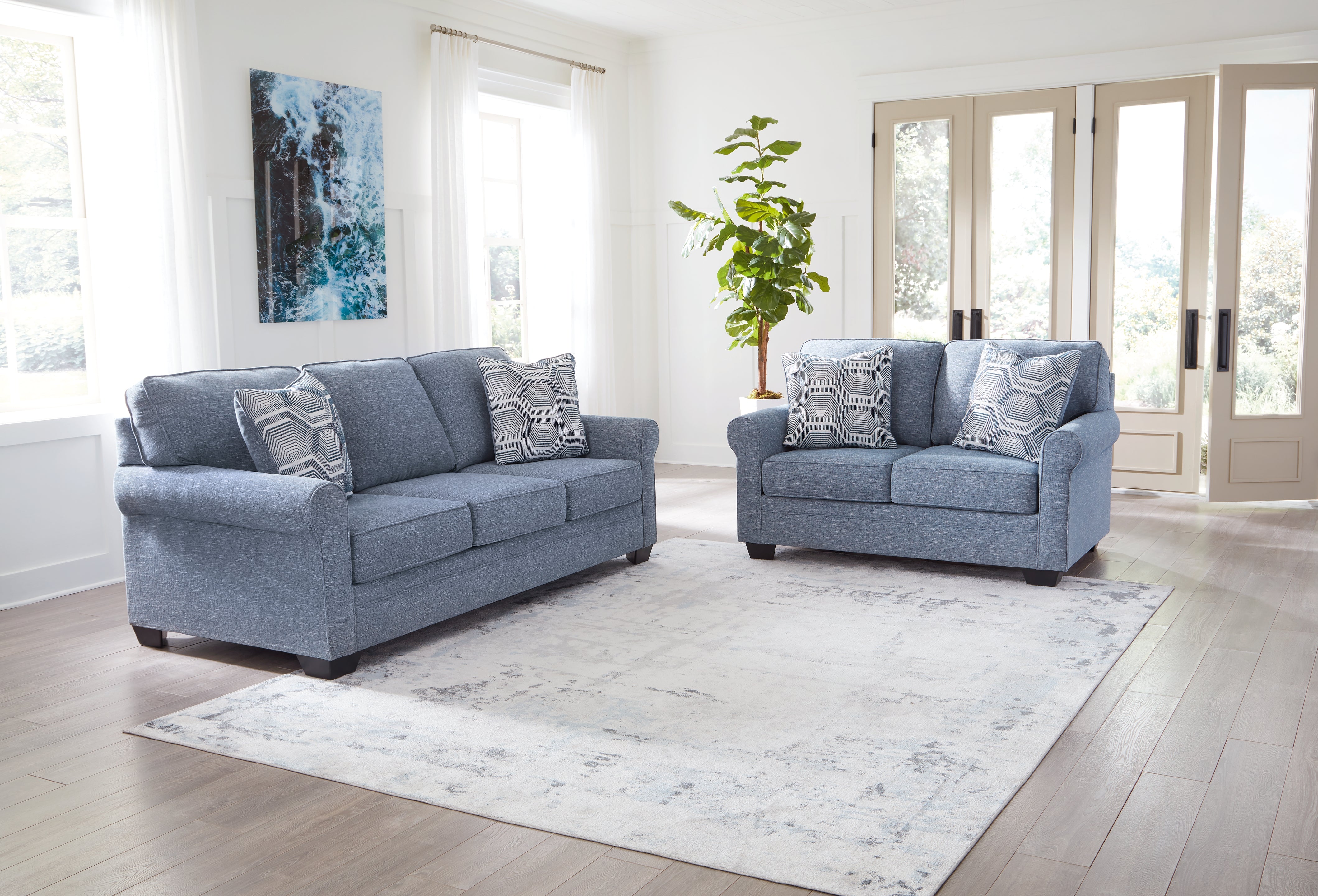 Diamond Furniture - Ashley Furniture - Carissa Manor Sofa and Loveseat - Sofa and Loveseat - 32604U1