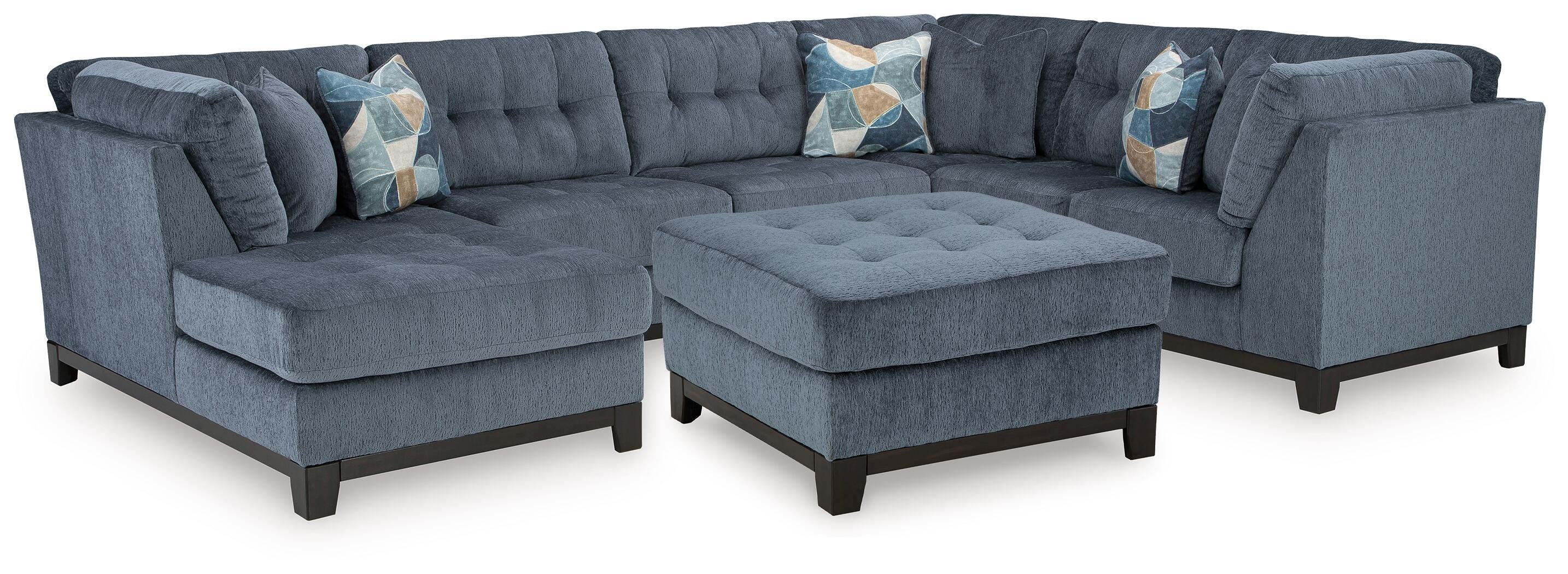 Diamond Furniture - Ashley Furniture - Maxon Place 3-Piece Sectional and Ottoman - 3-Piece Sectional and Ottoman - 33003U3