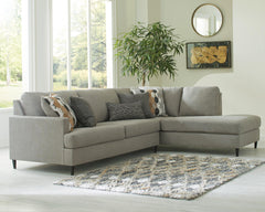 Diamond Furniture - Ashley Furniture - Santasia 2-Piece Sectional with Chaise - LAF 2-Piece Sectional with Chaise - 33301S1