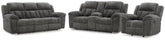Diamond Furniture - Ashley Furniture - Frohn Reclining Sofa, Loveseat and Recliner - Reclining Sofa, Loveseat and Recliner - 37406U4
