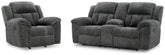 Diamond Furniture - Ashley Furniture - Frohn Reclining Loveseat and Recliner - Reclining Loveseat and Recliner - 37406U1