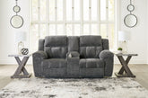 Diamond Furniture - Ashley Furniture - Frohn Reclining Loveseat with Console - DBL Rec Loveseat w/Console - 3740694