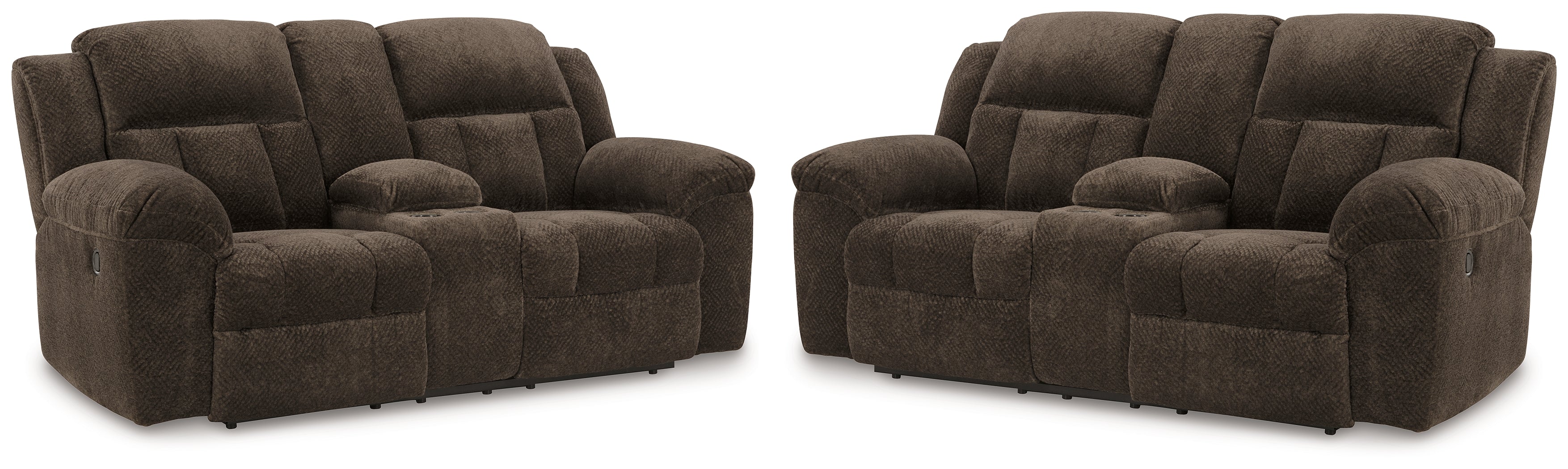Diamond Furniture - Ashley Furniture - Frohn Set of 2 Reclining Loveseats - Set of 2 Reclining Loveseats - 37407U5