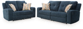 Diamond Furniture - Ashley Furniture - Danum Reclining Sofa and Loveseat - Reclining Sofa and Loveseat / Stone - 38805U1