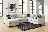 Diamond Furniture - Ashley Furniture - Huntsworth 4-Piece Sectional with Chaise - RAF 4-Piece Sectional with Chaise - 39702S3