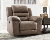 Diamond Furniture - Ashley Furniture - Stoneland Power Recliner - Power Rocker Recliner - 3990598