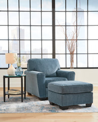 Diamond Furniture - Ashley Furniture - Cashton Chair and Ottoman - Chair and Ottoman - 40605U2