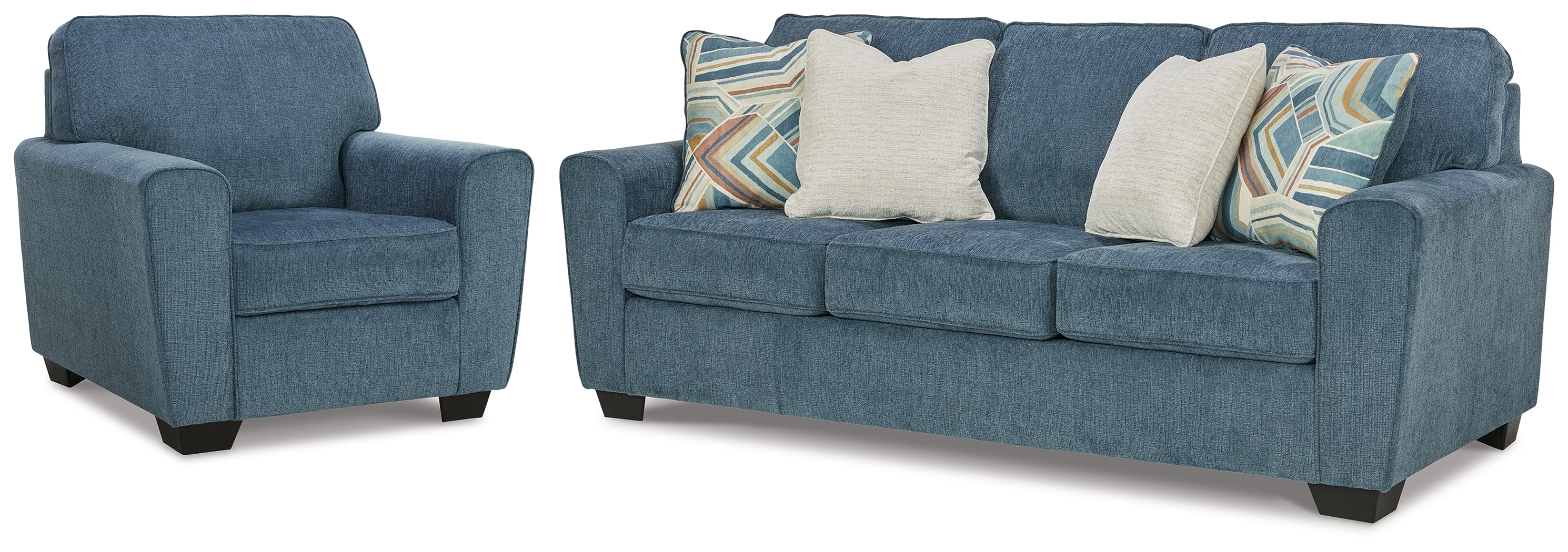 Diamond Furniture - Ashley Furniture - Cashton Queen Sofa Sleeper and Chair - Queen Sofa Sleeper and Chair - 40605U7