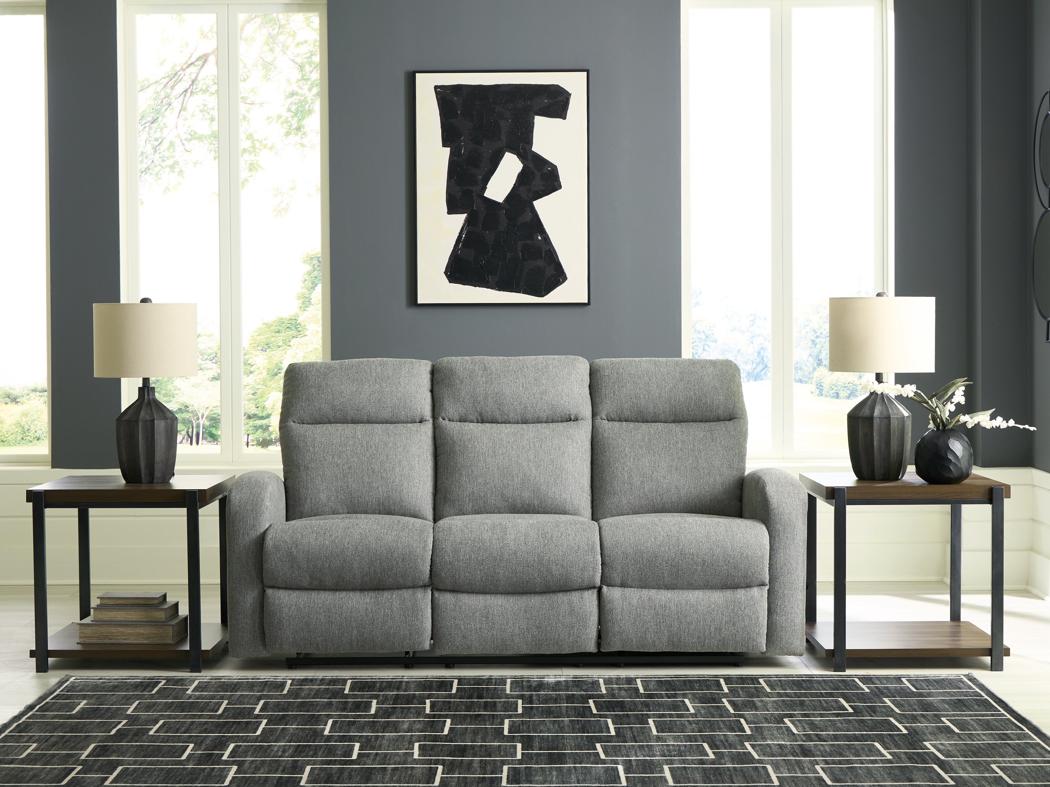 Diamond Furniture - Ashley Furniture - Gauntlet Reclining Sofa - Reclining Sofa - PC4220488