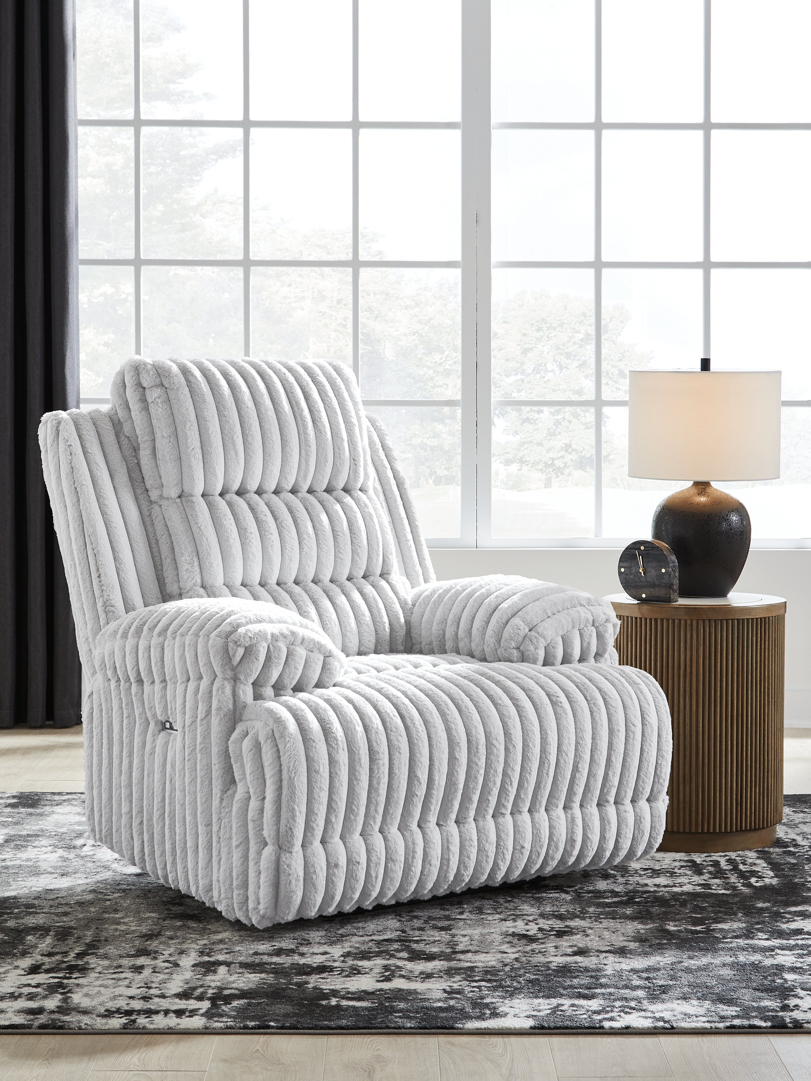 Diamond Furniture - Ashley Furniture - Rhines Falls Power Recliner - Zero Wall Power Recliner - PC4280406